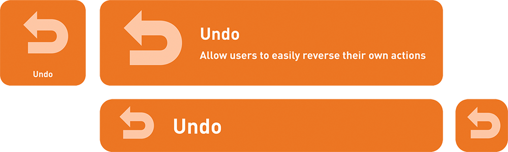 Back up your design referencing UI design patterns badges