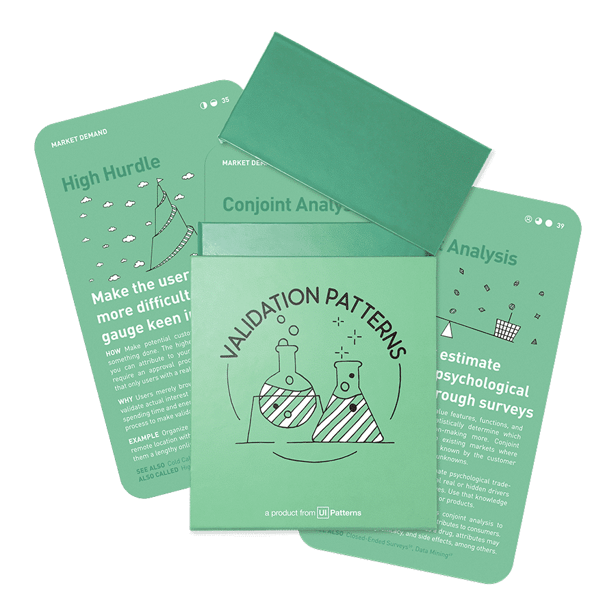 The Validation Pattern card deck